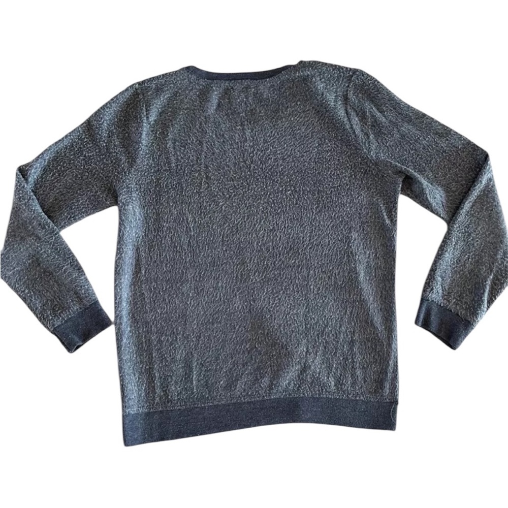 CHASER SKI DRINK SLEEP GRAPHIC LONG SLEEVE BLUE HEATHERED SWEATSHIRT M - Picture 4 of 11
